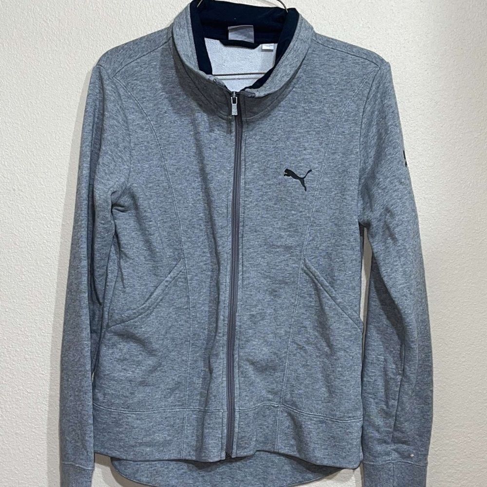 💜 Puma Zipper Front Jacket With Logo
